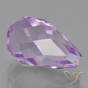 Ametista Violeta médio Natural 5.94ct, Briolette, VS