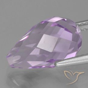 Ametista Violeta médio Natural 5.94ct, Briolette, VS