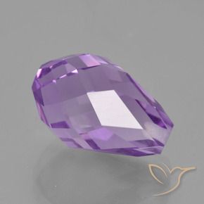 Ametista Violeta Púrpura Natural 5.68ct, Briolette, VS
