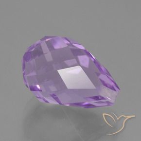 Ametista Violeta médio Natural 5.22ct, Briolette, VS