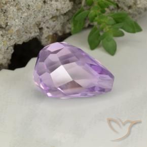 Ametista íris violeta Natural 7.13ct, Briolette, VS