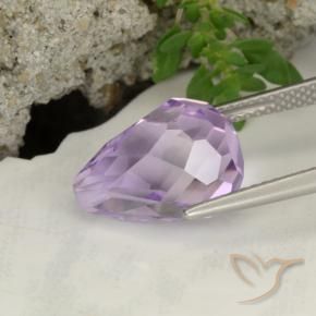 Ametista íris violeta Natural 7.13ct, Briolette, VS