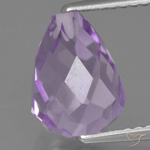 3.32ct Natural Violeta rosado claro Ametista, Briolette, VS