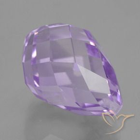 Ametista Violeta médio Natural 12.70ct, Briolette, VS