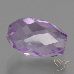 Ametista Profundo Iris Violeta Natural 2.78ct, Briolette, VS
