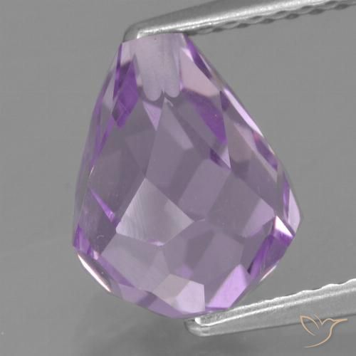 3.06ct Natural íris violeta Ametista, Briolette, VS