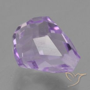 Ametista íris violeta Natural 3.06ct, Briolette, VS