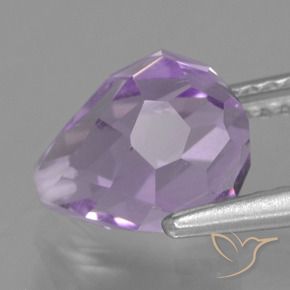 Ametista íris violeta Natural 3.06ct, Briolette, VS