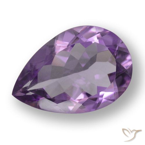 4.30ct Natural Violeta médio Ametista, Formato de pêra, VS