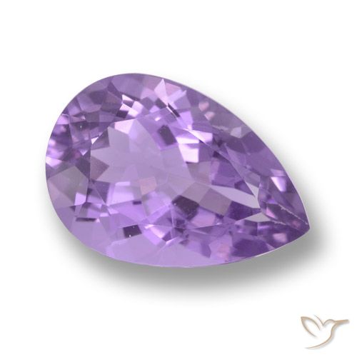 5.41ct Natural Violeta médio Ametista, Formato de pêra, VVS