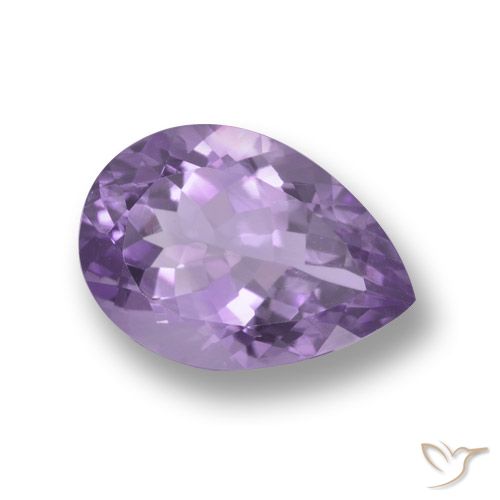 5.25ct Natural Violeta médio Ametista, Formato de pêra, VVS