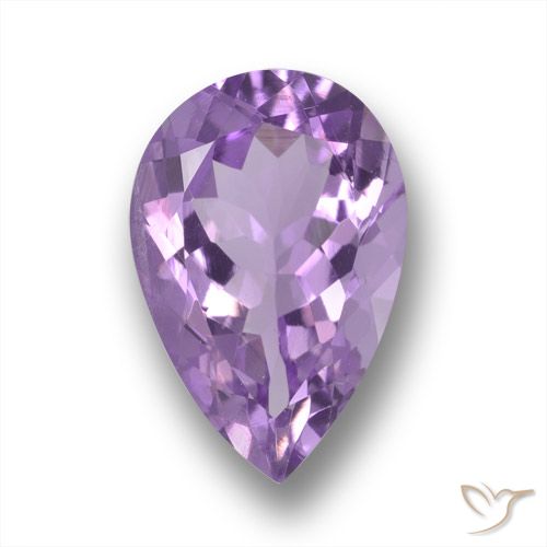 5.41ct Natural Violeta médio Ametista, Formato de pêra, VS