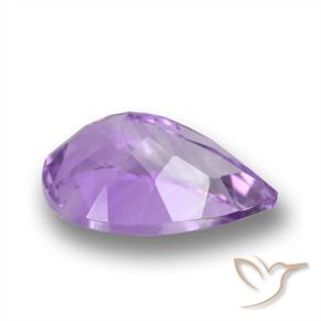 Ametista Violeta Púrpura Natural 5.30ct, Formato de pêra, VS