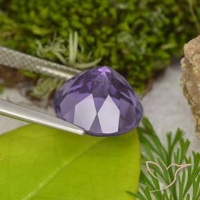 Ametista Violeta médio Natural 4.80ct, Redondo, VVS