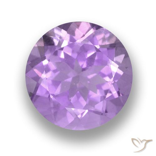 4.40ct Natural Violeta médio Ametista, Redondo, VVS-VS