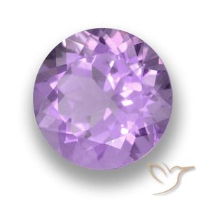 Ametista Violeta médio Natural 4.40ct, Redondo, VVS-VS