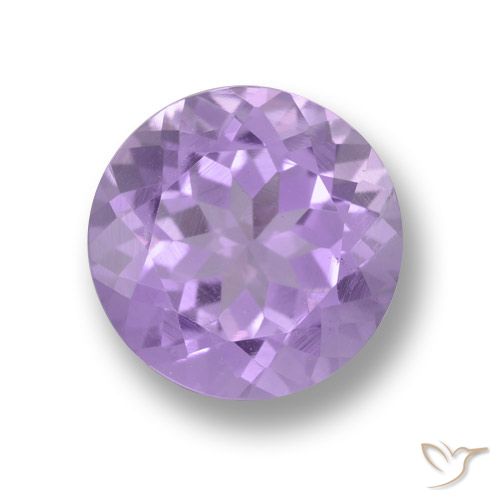 4.41ct Natural Rosa Violeta Médio Ametista, Redondo, VVS