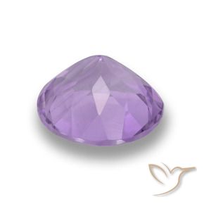 Ametista Rosa Violeta Médio Natural 4.41ct, Redondo, VVS
