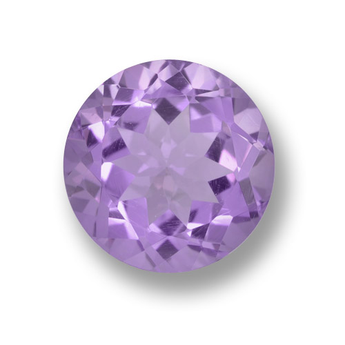 Ametista Violeta médio Natural 4.00ct, Corte Redondo, VVS