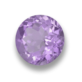 Ametista Violeta médio Natural 4.00ct, Corte Redondo, VVS