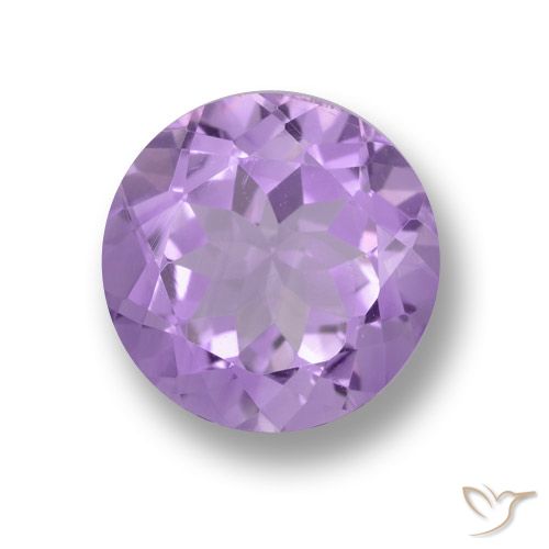 3.93ct Natural Violeta médio Ametista, Redondo, VVS-VS