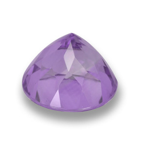 Ametista Violeta médio Natural 5,44ct, Corte Redondo, VVS-VS