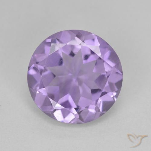 4.33ct Natural Violeta médio Ametista, Redondo, VVS-VS