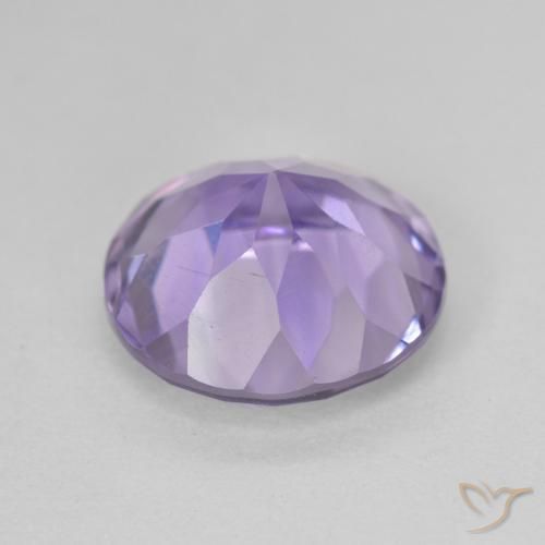 Ametista Violeta médio Natural 4.33ct, Redondo, VVS-VS