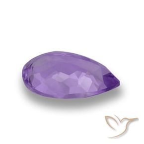 Ametista Violeta médio Natural 4.81ct, Formato de pêra, VVS-VS