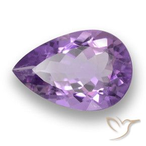Ametista Violeta médio Natural 4.64ct, Formato de pêra, VVS-VS