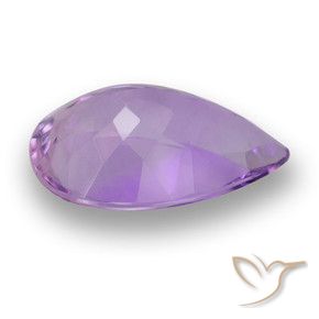 Ametista Violeta médio Natural 4.64ct, Formato de pêra, VVS-VS