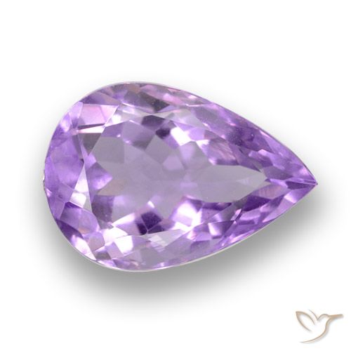5.72ct Natural Violeta médio Ametista, Formato de pêra, VVS