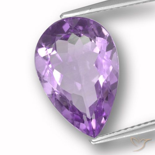 4.91ct Natural Violeta Profundo Ametista, Formato de pêra, VVS-VS