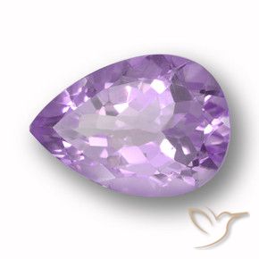 Ametista íris violeta Natural 3.66ct, Formato de pêra, VVS-VS