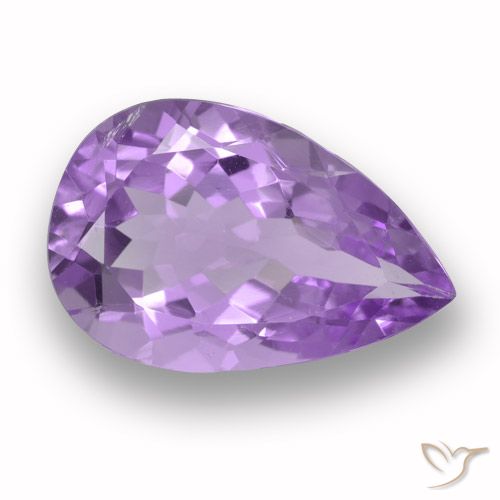 4.87ct Natural Violeta médio Ametista, Formato de pêra, VVS-VS