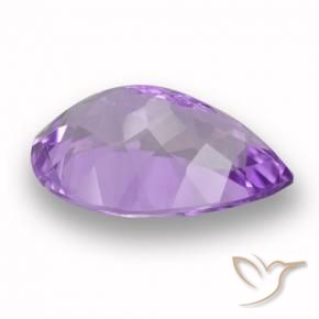 Ametista Violeta rosado Natural 5.18ct, Formato de pêra, VVS-VS