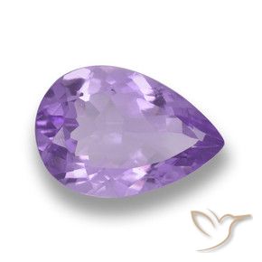 Ametista Violeta médio Natural 4.96ct, Formato de pêra, VVS-VS