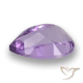 Ametista Violeta médio Natural 4.00ct, Formato de pêra, VVS
