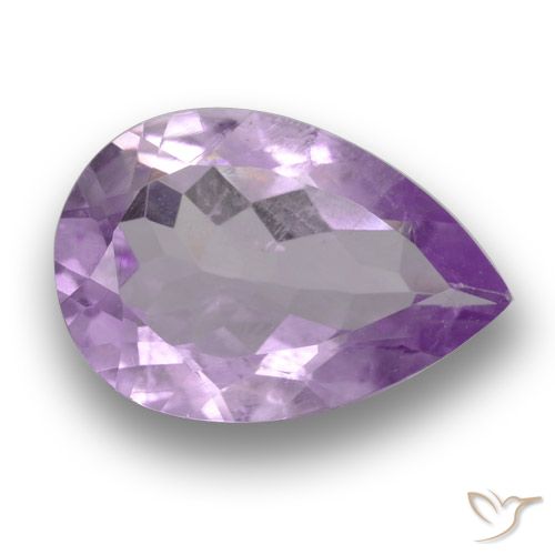 3.13ct Natural Íris Rosa Violeta Ametista, Formato de pêra, VS