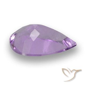Ametista Violeta médio Natural 2.93ct, Formato de pêra, VS