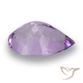 Ametista Violeta Profundo Natural 3.46ct, Formato de pêra, VVS-VS