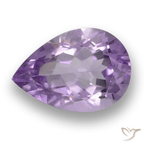 3.70ct Natural Rosa Violeta Médio Ametista, Formato de pêra, VS