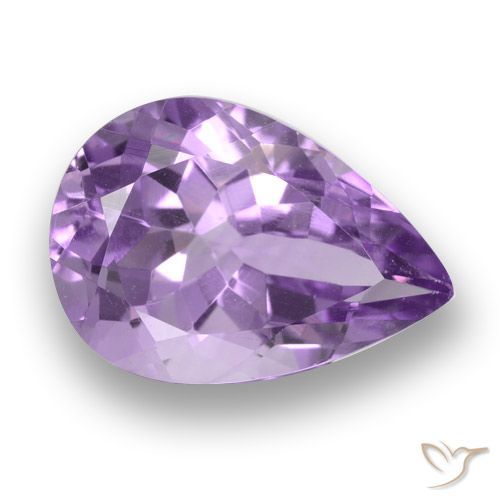 3.59ct Natural Violeta médio Ametista, Formato de pêra, VS
