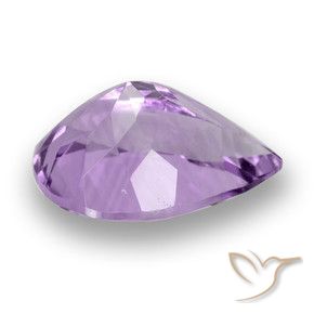 Ametista Violeta médio Natural 3.59ct, Formato de pêra, VS