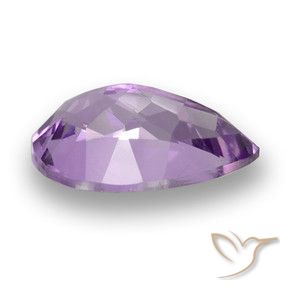 Ametista Violeta Profundo Natural 3.12ct, Formato de pêra, VS