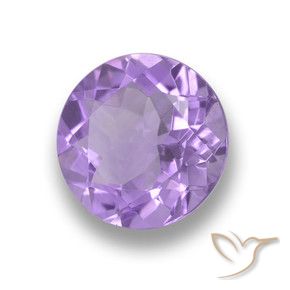 Ametista Violeta médio Natural 3.16ct, Redondo, VVS-VS