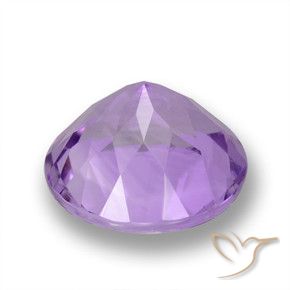 Ametista Violeta Púrpura Médio Natural 2.36ct, Redondo, VVS