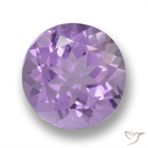 3.27ct Natural Violeta médio Ametista, Redondo, VVS