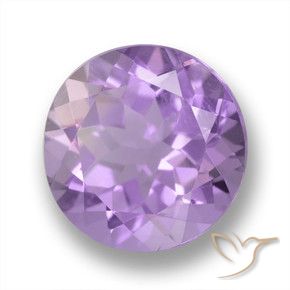 Ametista Violeta médio Natural 3.27ct, Redondo, VVS