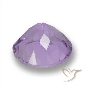 Ametista Violeta médio Natural 3.27ct, Redondo, VVS